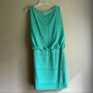 Turquoise dress